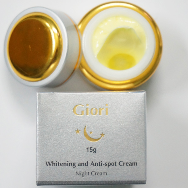 Giori night cream, kem duong da chong lao hoa ban đêm hiệu quả trong 2 tuần